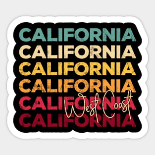 California Surf Surfing Sticker